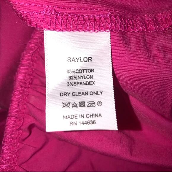 Saylor Karalyn Tiered Ruffle Tie Back Mini Dress Large NWT - Picture 7 of 7